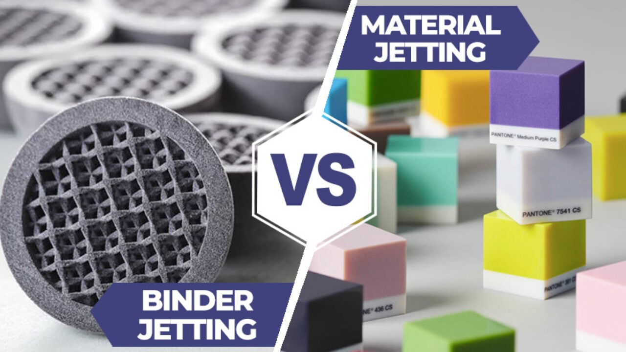 Material Jetting vs. Binder Jetting: Was sind die Unterschiede