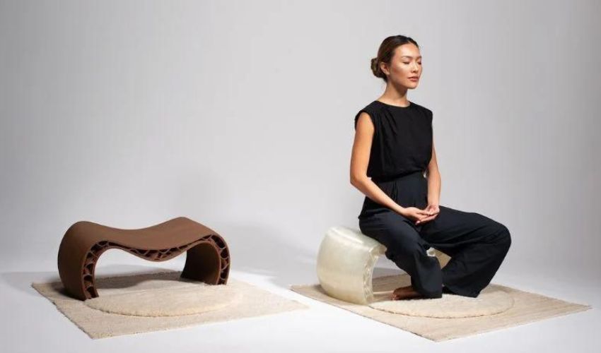 Hempla presents 3D printed Meditation accessories from Hanf