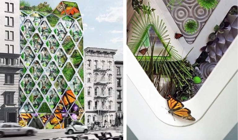 Giant 3D printed butterfly sanctuary building in New York City - 3Dnatives