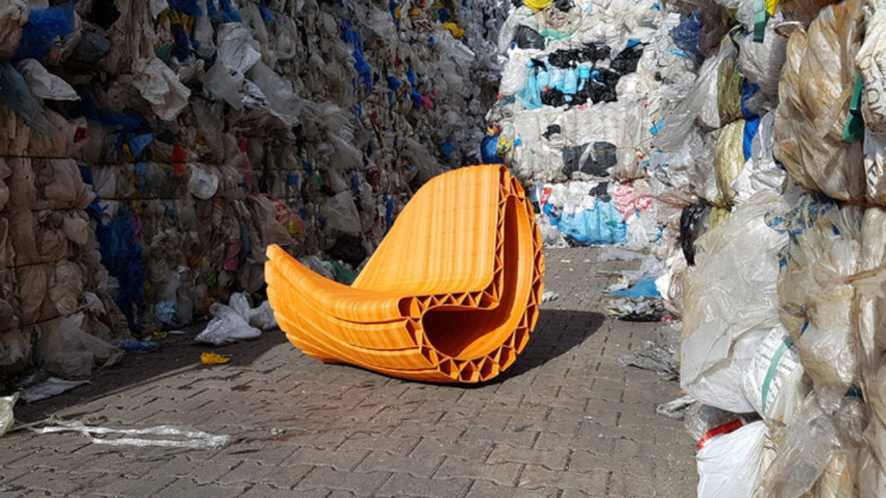 3D Printed Street Furniture Made from Plastic Waste - 3Dnatives