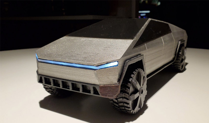 3d Print The Tesla Cybertruck Directly At Home 3dnatives