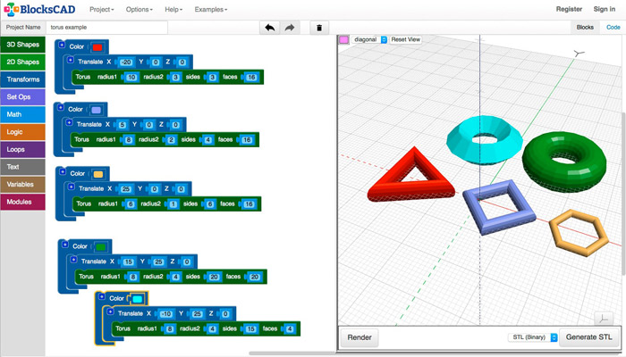 Blockscad Un Logiciel De Modélisation 3d Pour Les Débutants 3dnatives