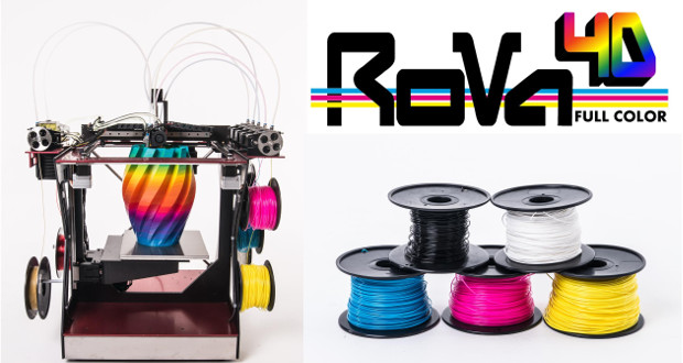 RoVa4D : Une imprimante 3D personnelle multi-couleur ! - 3Dnatives